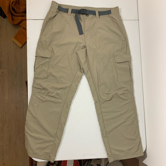 Columbia Hiking Pants Belt Velcro Pockets 38x30 - Picture 2 of 6